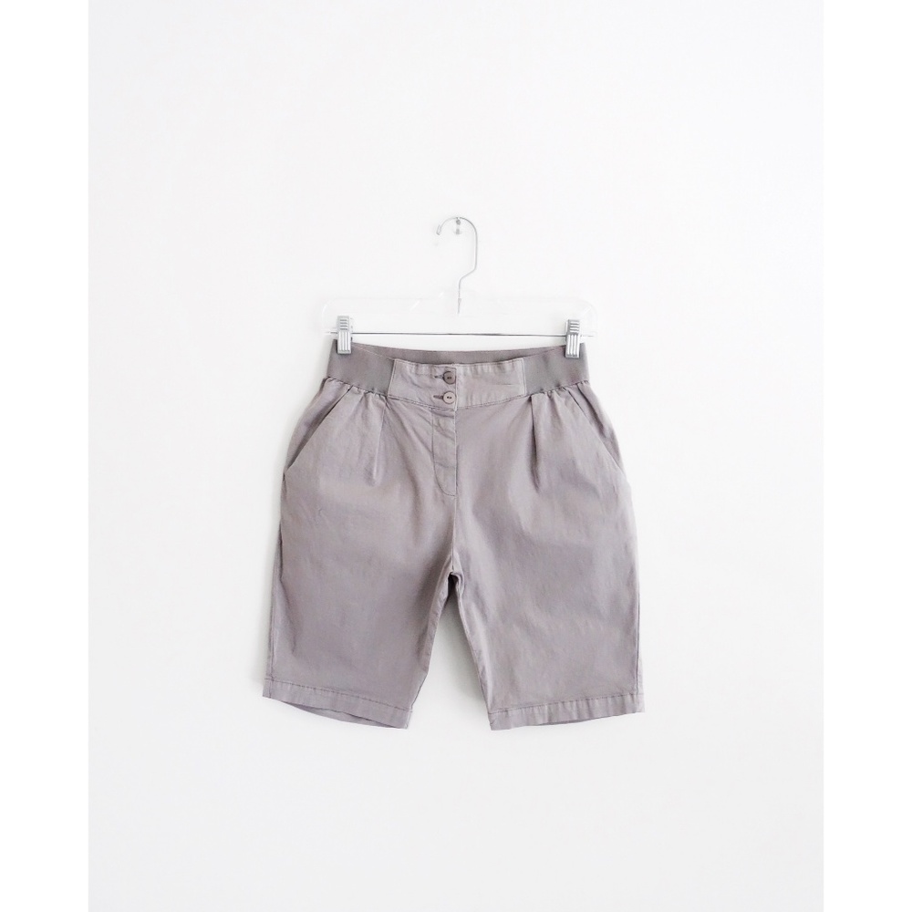 Kristensen du Nord Pale Mauve Grey Long Shorts 1 S